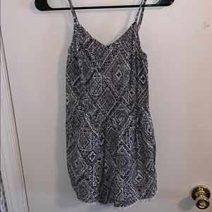Black and white romper from Aero